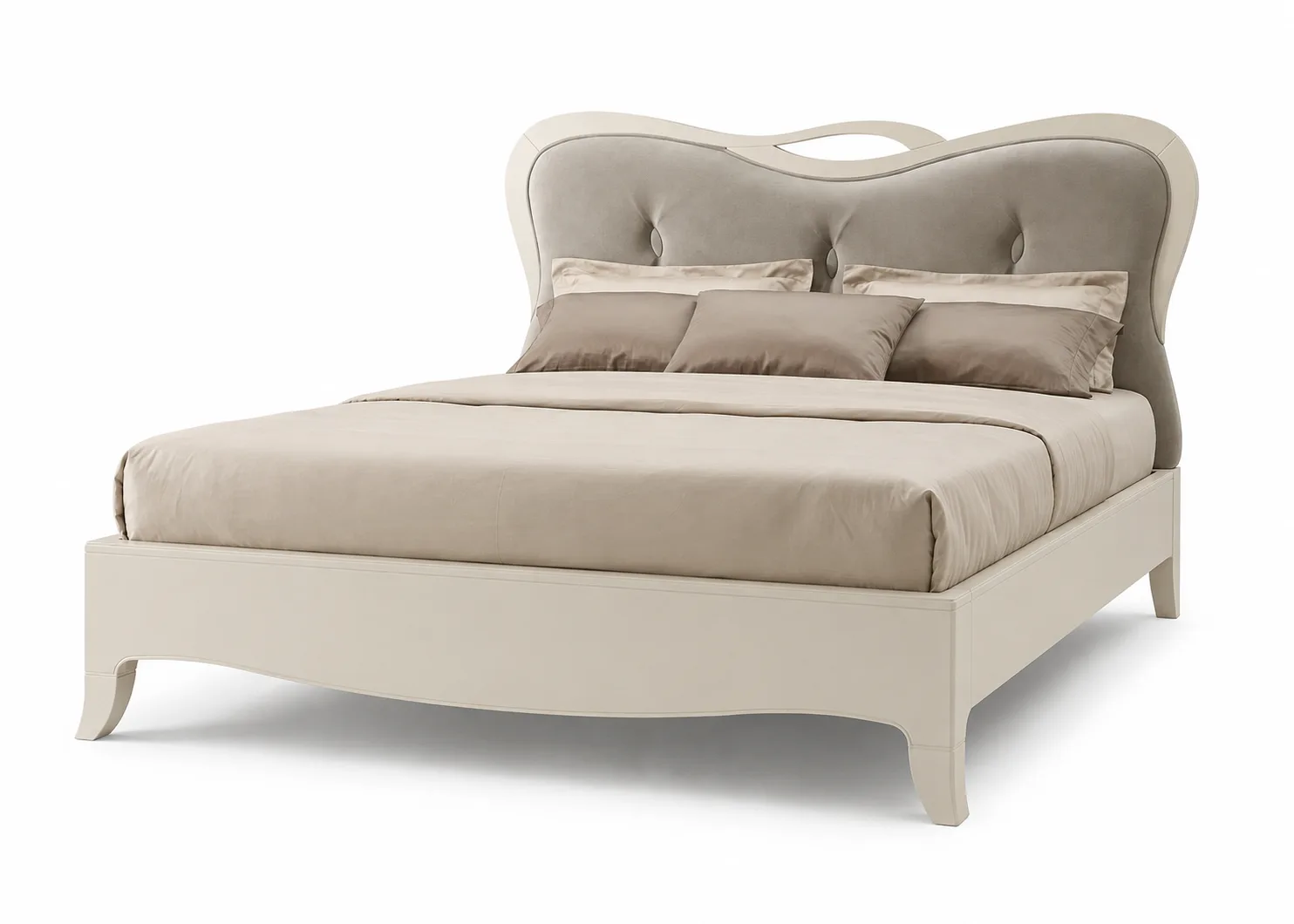 Кровать TOUCHET 160*190 с изголовьем эконабук