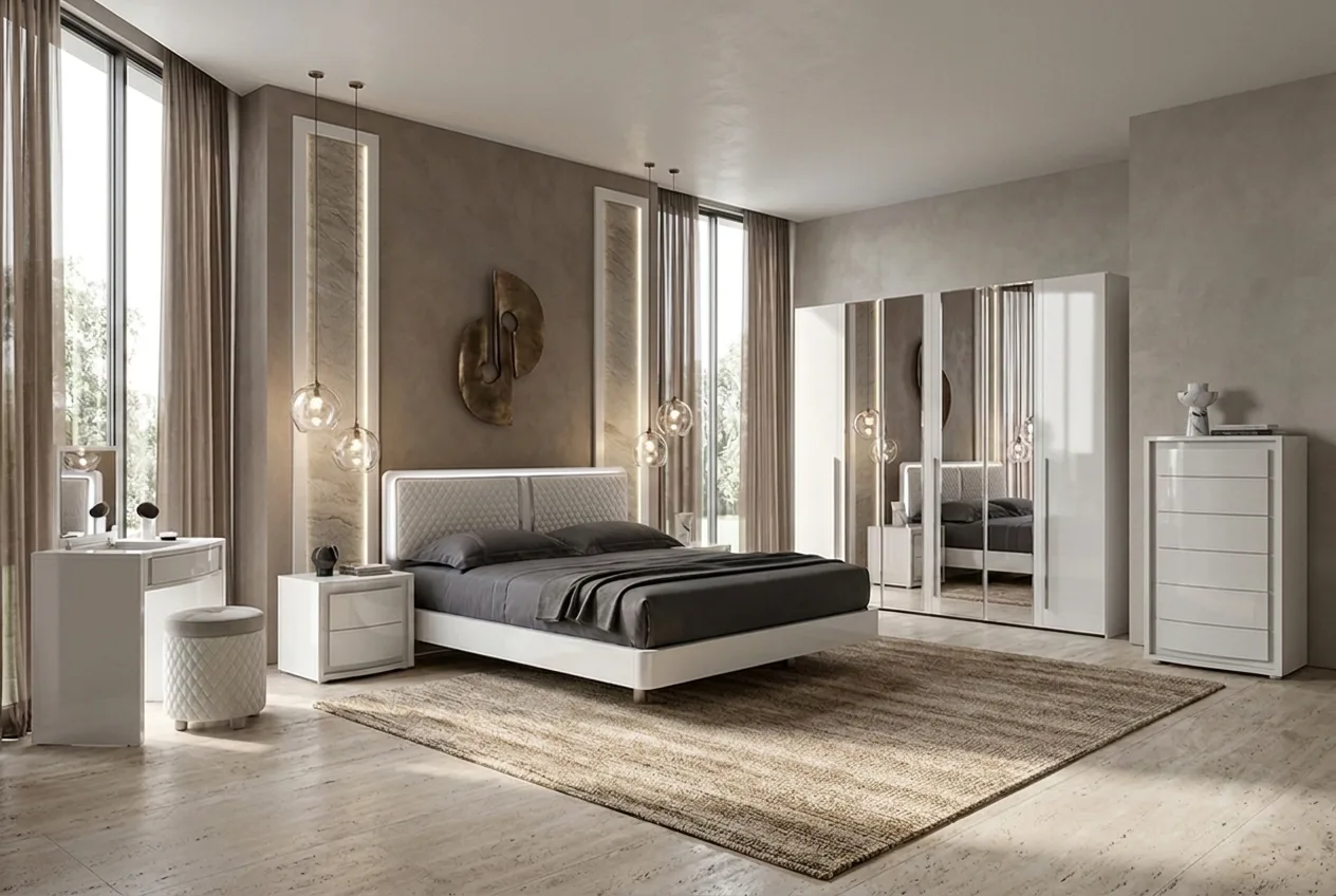 Кровать 160*200 DAMA, изголовье ROMBI