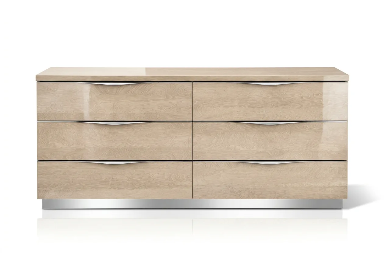 PLATINUM SABBIA Комод низкий 6 ящиков